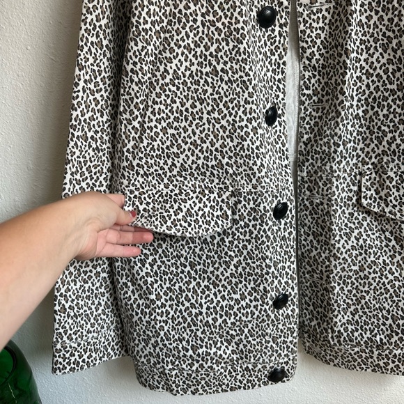 Varley Oversized Cheetah Chore Jacket - Picture 3 of 9